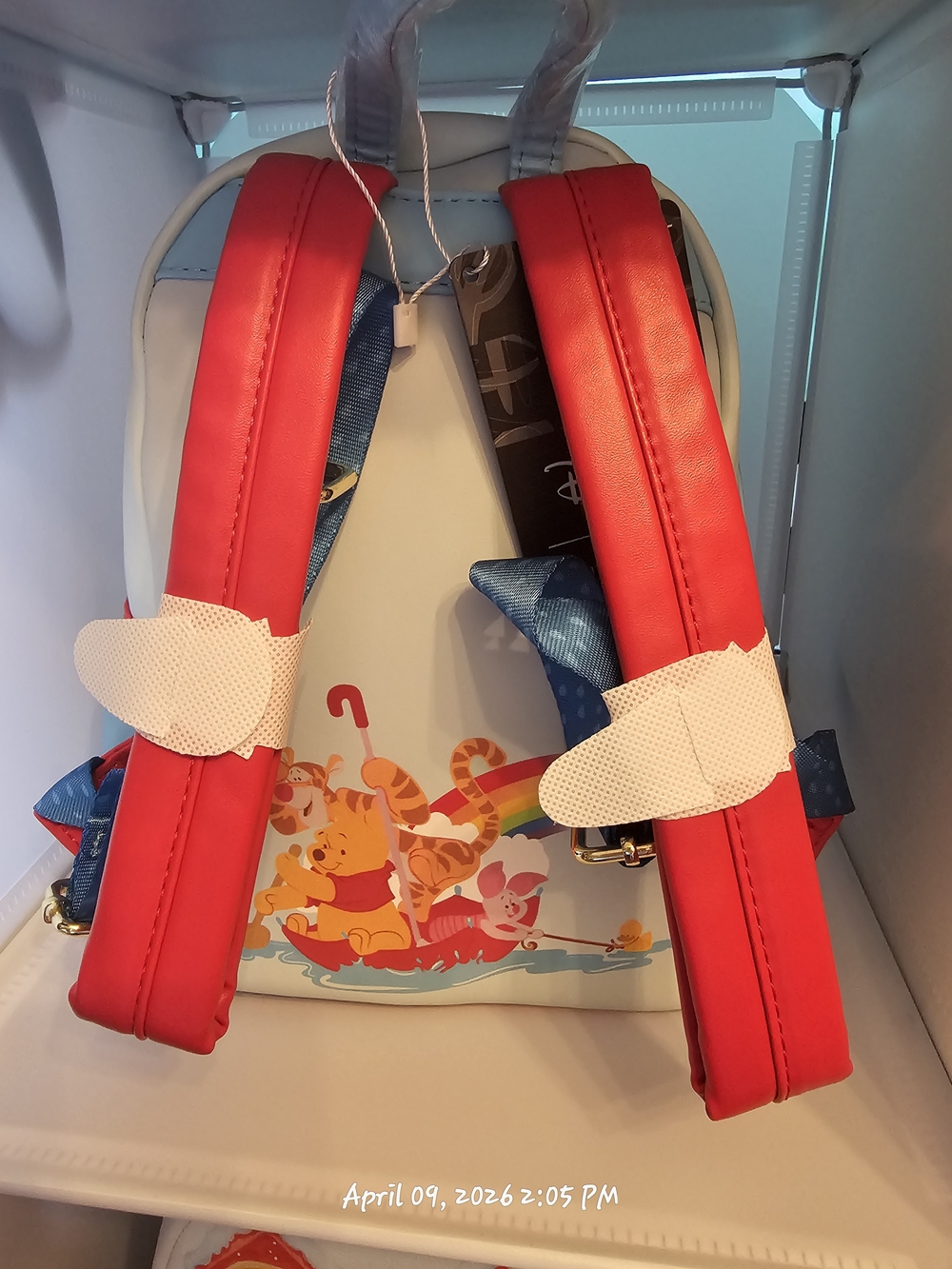 Loungefly Disney Winnie the Pooh and Friends Rainy Day Mini Backpack Rainy Day - Picture 4 of 5